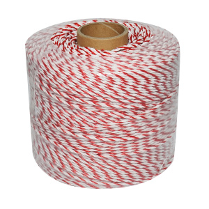 Rola fir alb-rosu fi 3.8mm 4x0.28mm SS, 500m gard electric, rezistenta 3.45 Ohm, Cod: 93RG534, Brand: BOURGET - Img 2