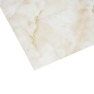 Rola folie protectie masa decorativa PVC siliconizat 0.8x20m, grosime 1.2mm, model marmura natur Breckner Germany - Img 4