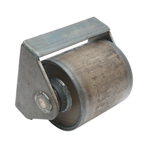 Rola rulare container basculabil 160x160mm, suport sudabil, otel brut, DISVF09 - Img 3