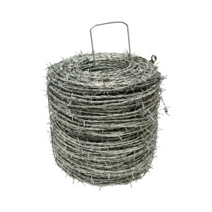 Rola sarma ghimpata zincata dubla 250m, diametru 1.8mm, distanta ghimpi 11-14cm pentru garduri si imprejmuiri, BK91231