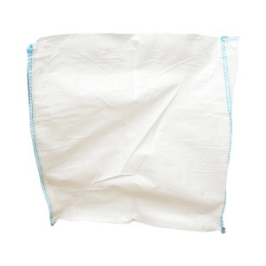 Sac big bag 95x95x180cm alb, capacitate 1500kg, tip U-Panel nelaminat, fund plan, top fusta 85cm, DISUX08 - Img 4