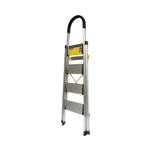 Scara aluminiu pliabila, 4 trepte antiderapante, sarcina maxima 150 Kg, inaltime 143cm , Cod: DISPN84, Marca: CROWNMAN - Img 2