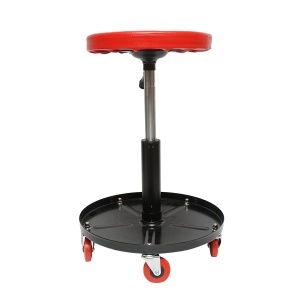 Scaun atelier rotund cu roti si spatiu depozitare, reglabil pe inaltime , Cod: BK56579, Breckner Germania - Img 2