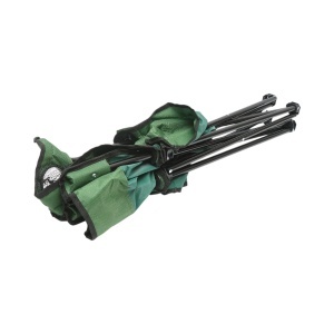 Scaun camping pliabil verde cu suport pahar, husa transport, structura metalica 50x80x80cm, BK99230 - Img 6