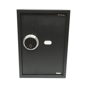 Seif mobila cu amprenta, alarma, inchidere electronica si 2 chei 500x350x310mm Breckner Germany, BRECKNER GERMANY, BK76277