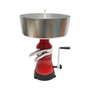 Separator smantana din lapte sau pentru degresat manuial, recipient aluminiu 5L, capacitate 80L/h, DISPM68