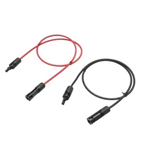 Set cablu panou solar 4mmx100cm rosu-negru, conectori MC4 1500V, PV-EN001 Breckner Germany, BK69945 - Img 2