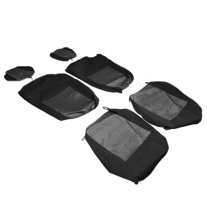 Set huse scaune universale gri negru, BK87905, BRECKNER GERMANY - Img 2