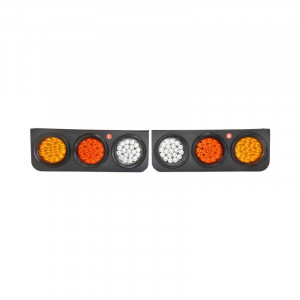 Set lampi spate camion cu LED 480x150 12/24V, Cod: BK69099, Brand: BRECKNER GERMANY - Img 1