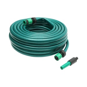 Set rola 20m furtun gradina PVC impletit 3/4 inch cu duza stropit reglabila, conectori si adaptor robinet 3/4 inch Breckner Germany, BRECKNER GERMANY, BK99049 - Img 2