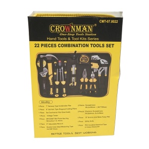 Set scule si unelte combinate 22 piese , Cod: DISPN45, Marca: CROWNMAN - Img 4