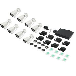 Sistem supraveghere 8 camere 3MP FHD, WIFI P2P, rotativa 360 PTZ cu senzor de miscare, alarma, night vision si aplicatie XMeye, Cod: DISTX78, Brand: BRECKNER GERMANY - Img 1
