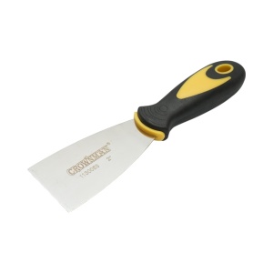 Spaclu otel inoxidabil 50mm cu maner din cauciuc termoplastic , Cod: DISPN80, Marca: CROWNMAN - Img 1