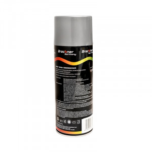 Spray vopsea acrilic termorezistent la 400 grade argintiu 450ml ,Cod: BK83118, Brand: BRECKNER GERMANY - Img 2