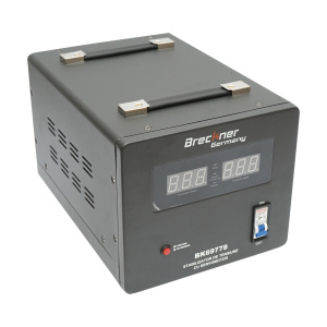 Stabilizator automat de tensiune 3000VA monofozic cu servomotor, Cod: BK69778, Brand: BRECKNER GERMANY - Img 3