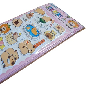 Sticker 3D Capybara – 21 cm, Decor Autocolant Adorabil - Img 3