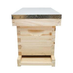 Stup orizontal din lemn pentru albine, 5 rame, 505x230x245mm, Cod: DISKP92 - Img 4