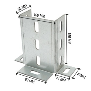 Talpa montaj beton pentru sistem structura sol panouri solare BK78073, BRECKNER GERMANY, DISLK85