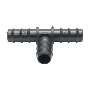 Teu, conector tub picurare, D16x16mm, pentru sisteme irigatii, Cod: DISLU77, Poelsan - Img 2