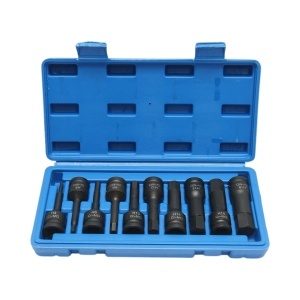Trusa 10 chei tubulare hexagonale de impact H5-H19 Cr-MO Breckner Germany, BRECKNER GERMANY, BK80626