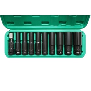 Trusa chei tubulare de impact lungi 8-24mm 10 piese Breckner Germany, BK80621 - Img 3