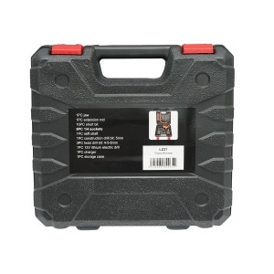 Trusa masina de gaurit si insurubat cu acumulator 12V, 1.5Ah Li-ion, LED, mandrina 10mm, 0-2000rpm, tubulare, burghie, biti 28 piese, DISLZ27 - Img 3