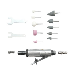 Trusa polizor drept pneumatic biax 25000rpm, presiune 6-8 bar 16 piese, DISRW53 - Img 5