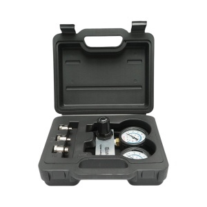 Trusa tester etansare compresie cilindru motor benzina, 3 adaptoare 10, 12, 18mm, furtun 600mm Breckner Germany, BRECKNER GERMANY, BK56522