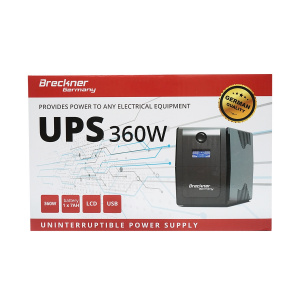 UPS 600VA/360W cu baterie 7Ah si 2 prize shuko, LCD, USB, AVR, Cod: BK69763, Brand: BRECKNER GERMANY - Img 2