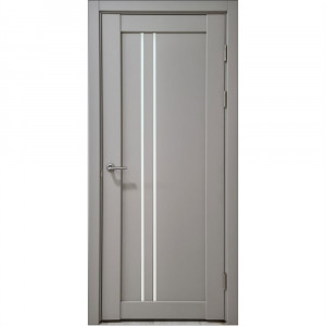 Usa interior, C0491G, lemn & mdf, 80x200cm, gri mat, reversibila, Doors