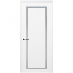 Usa interior, C090G, lemn & mdf, 60x200cm, alb mat, reversibila, Doors