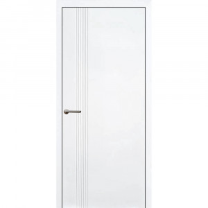 Usa interior, KD 13, lemn & mdf, 60x200cm, alb mat, reversibila, KDoors