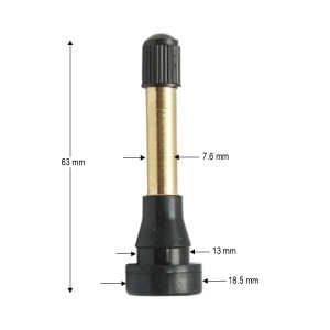 Valva roata tubeless 63mm TR602HP, DISRW36