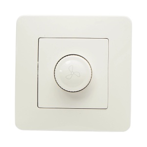 Variator de tensiune ventilator alb incastrat 500W, 220V, PC 80x80mm, DISRP58 - Img 2