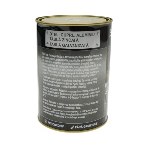 Vopsea email anticoroziva 3 in 1 pentru metal, direct pe rugina, pe baza de apa, portocaliu 2107 Amazone 2000g Breckner Germany, BK00221 - Img 3