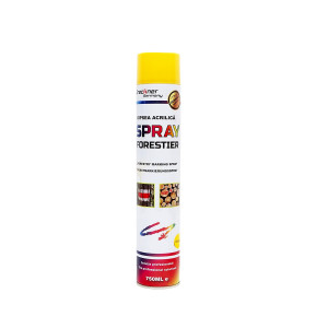 Vopsea spray marcaj forestier galben 750ml , Cod: BK1S118, Brand: BRECKNER GERMANY