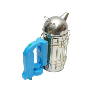 Afumator albine electric din inox cu cilindru scut termic, incarcare USB 190mm, Cod: DISKR12 - Img 2