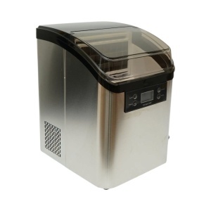 Aparat de facut cuburi de gheata inox 20 kg/24h, rezervor apa 2.5L, cos colectare 1.2kg, autocuratare, afisaj digital, BK00404 - Img 8