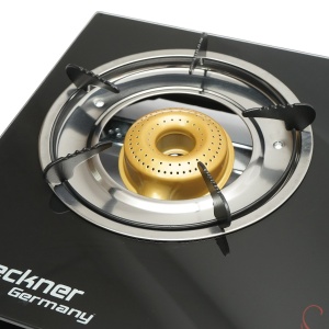 Aragaz, plita cu 3 arzatoare metalice 2.5KW, sticla securizata 700x380x94mm , Cod: BK78957, Marca: BRECKNER GERMANY - Img 5
