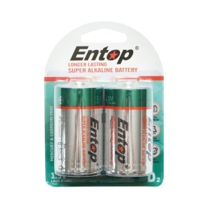 Baterie alcalina D 1.5V LR20 AM1 2 buc/set Entop, DISVN39
