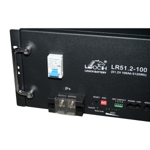 Baterie stocare cu litiu 5.12KW LifePo4 51.2V, 100Ah cu BMS, display LCD, protectie temperatura, conexiune in paralel Leoch Battery , Cod: DISTM92, - Img 6