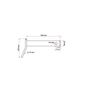 Bolt tirant cu lant si manivela fi 28mm, Cod: DISCX56, Marca: UTB - Img 4