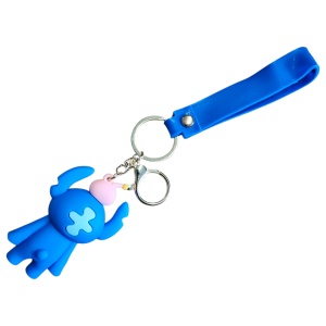 Breloc Lilo & Stitch Albastru – Accesoriu Jucăuș pentru Chei și Rucsacuri - Img 2