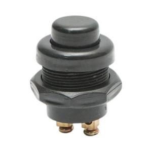 Buton pornire 12V/10A–24V/5A negru cu 2 pini universal, AUTOSPEED, DISRM45