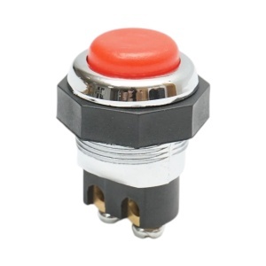 Buton pornire 12V/10A–24V/5A rosu cu 2 pini universal, AUTOSPEED, DISRM41