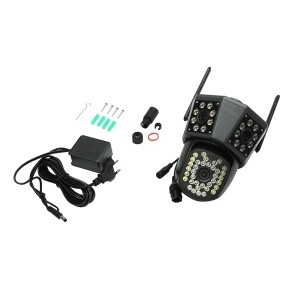 Camera de supraveghere 3 lentile, 3 obiective 6 MP, WIFI 2.4GHz, rotire 360 grade PTZ cu senzor de miscare, alarma, detectie umana si aplicatie IPC360 Home, BRECKNER GERMANY, BK79711 - Img 2