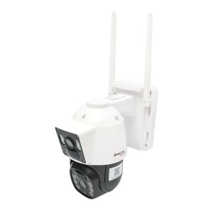 Camera supraveghere 4G, 24H/7 rotativa, 2 obiective, complet autonoma, incarcare cu panou solar, PTZ, 1080P, PIR, IP66, Cod: BK78873, Brand: BRECKNER GERMANY - Img 2