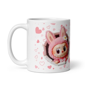 Cană Labubu 330 ml din ceramică – design adorabil, colecție originală - Img 7