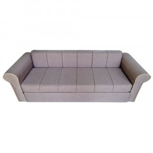 Canapea Extensibila Nixos, 240x80x85cm, 3 locuri, Luna 31 Light Grey, Glasspandoor - Img 6