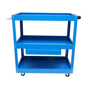 Carucior metalic pe roti cu 3 rafturi pentru scule 660x360x730mm, Cod: DISMC78 - Img 2
